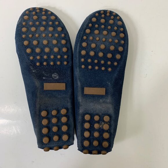 Patricia Green Blue Suede Tasseled Driving Moccasins Size 8 - Picture 9 of 10